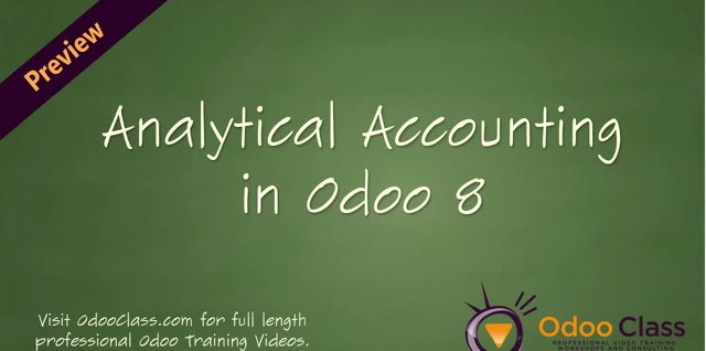 Analytical Accounting in Odoo - How to setup analytic accounting